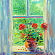 The window in the summer
