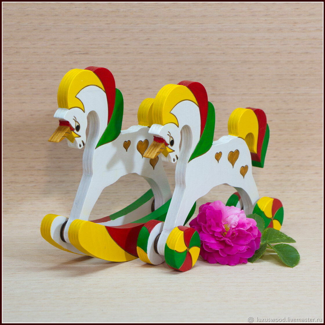 "Единорог Радужный", игрушка каталка, игрушка качалка купить в интернет ...
