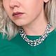 Многорядное колье из речного жемчуга. Колье. SOFIA украшения. Интернет-магазин Ярмарка Мастеров.  Фото №2