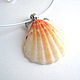 Pendant with Real Shell and Pearl Resin Pendant Sea. Pendants. WonderLand. Online shopping on My Livemaster.  Фото №2