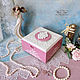 Casket for jewelry "Pink Tenderness", Box, Shack,  Фото №1