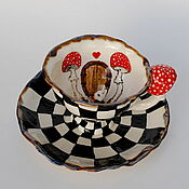 Посуда handmade. Livemaster - original item teacups: Fabulous.. Handmade.