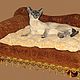 Order Sofa for dog or cat Laura. Workshop for dogs and cats. Livemaster. . Lodge Фото №3
