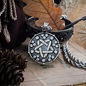 Украшения handmade. Livemaster - original item Yennefer The Witcher Medallion. Jennifer Witcher Pendant. silver Nickel silver. Handmade.