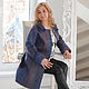 Felted coat 'Azure'. Coats. Natalia Ivanova. Online shopping on My Livemaster.  Фото №2