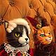 dolls cats Marsilia and Frederick. Dolls. With dolls house. My Livemaster. Фото №6