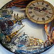 Unique gift wall clock with the image of St. Petersburg. Watch. Original wall clocks. My Livemaster. Фото №4