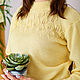 Order Sweater female spring lemon. Yuliya knitting. Livemaster. . Sweaters Фото №3
