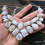 Украшения handmade. Livemaster - original item necklace of moonstone. Handmade.