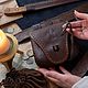 Handmade leather Temerian belt bag and belt inspired Witcher. Waist Bag. Svetliy Sudar Leather Arts Workshop. Интернет-магазин Ярмарка Мастеров.  Фото №2