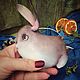 Заказать Кролик пухляш. Kofeynyashki ART toys Кожемякина Людмила  (kofeynyashki). Ярмарка Мастеров. . Чердачная кукла Фото №3