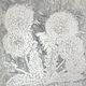 Painting with dandelions on a silver background 'It's time' 50h50h1,8.  cm, Pictures, Volgograd,  Фото №1