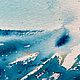 Картина маяк красный в море в шторм, Москва. Морской пейзаж мужчине. Картины. Современные картины для интерьера (olga-ermakova). Ярмарка Мастеров.  Фото №11