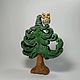 wooden souvenir toy christmas tree with hat and owl. Figurines. Shop Oleg Savelyev Sculpture (Tallista-1). My Livemaster. Фото №5