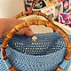 Комплект шляпа-панама и сумка из рафии крючком. Сумка-тоут. Подарки  IrishcrochetGift. Ярмарка Мастеров.  Фото №10