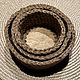 Набор из трех корзинок для десерта. Корзины. Lacejute. Ярмарка Мастеров.  Фото №4