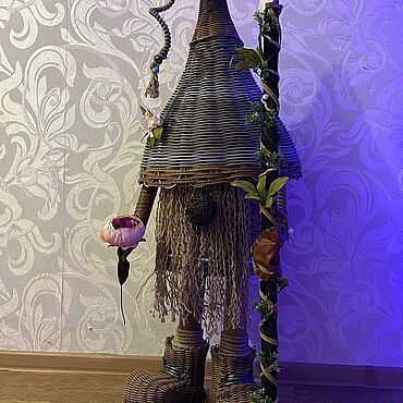 Дача и сад ручной работы. Ярмарка Мастеров - ручная работа Гном из ротанга. Handmade.