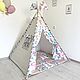 Заказать Вигвам для детей / палатка детская. Маргарита tipi_workshop. Ярмарка Мастеров. . Вигвам Фото №3