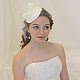 Wedding hat "Helen". Hat for the bride. The veil. Hats1. Wedding Dreams. Online shopping on My Livemaster.  Фото №2