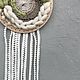 Ловец снов с элементами ткачества. Ловцы снов. Love.macrame.decor. Ярмарка Мастеров.  Фото №5
