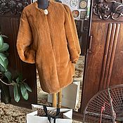 Винтаж handmade. Livemaster - original item Morocco. Plush fur coat/Maje coat original. Handmade.
