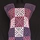 Knitted tunic 'Bouquet of lilac', Tunics, Moscow,  Фото №1