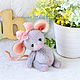 Заказать Мышенька (6см). teddy_and_toys. Ярмарка Мастеров. . Тедди Зверята Фото №3