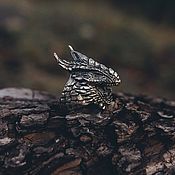 Украшения handmade. Livemaster - original item Dragon Ring | Small | Silver. Handmade.
