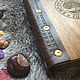 Гримуар Yggdrasil / блокнот из дерева и кожи Иггдрасиль Мировое дерево. Гримуар. Руническая мастерская idavöllr. Ярмарка Мастеров.  Фото №5