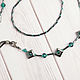 Copy of Copy of Beaded Keychain BK1460313. Chain for glasses. Kroshka Bijou. My Livemaster. Фото №5