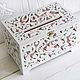 A chest for a wedding with initials (family Bank). Chests. Wedding Adventure. Online shopping on My Livemaster.  Фото №2