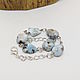 Chain Bracelet: with Dominique larimar. Chain bracelet. Selberiya shop. My Livemaster. Фото №4