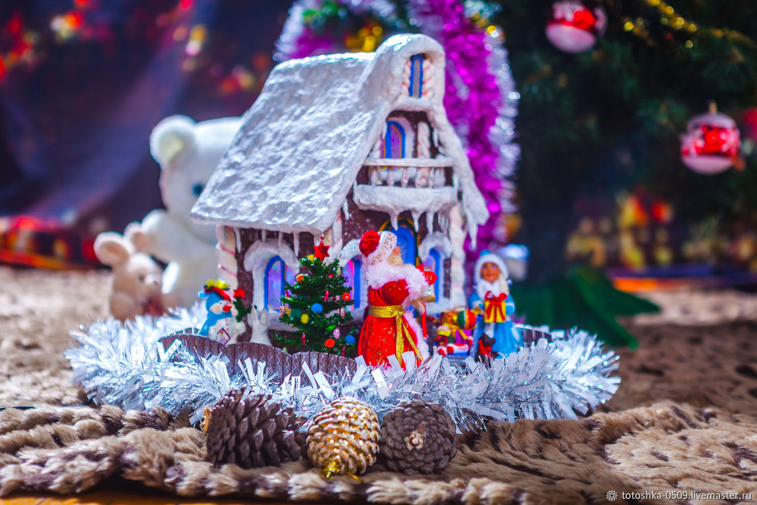 Пряничный дом Деда Мороза