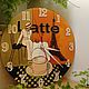 Часы настенные кухонные Кофе  Latte, Часы классические, Кисловодск,  Фото №1