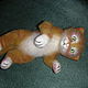 felted wool toy. Cat Ginger, Felted Toy, Moscow,  Фото №1