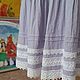 Order Linen Skirt Long Light Lavender Boho. CreativChik by Anna Krapivina (Creativchik). Livemaster. . Skirts Фото №3