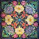 Батик-платок "Букет с ромашками". Платки. Батик Москвиной Татьяны Batik. Ярмарка Мастеров.  Фото №9