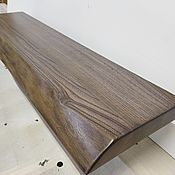 Для дома и интерьера handmade. Livemaster - original item Shelf with a living edge from the karagacha massif. Handmade.