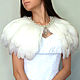 Cape of feathers 'Swan'. Capes. Your crowN (Your-crowN). Online shopping on My Livemaster.  Фото №2