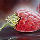 Заказать Oil painting on canvas 'Ripe raspberries'. Hudozhnik Yuliya Kravchenko (realism-painting). Ярмарка Мастеров. . Pictures Фото №3
