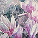 Watercolor painting Magnolia Spring flowers. Pictures. Pictures for the soul (RozaSavinova). Online shopping on My Livemaster.  Фото №2