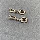 Серьги с красной бирманской шпинелью 2,3 ct. Серьги классические. AMG. Ярмарка Мастеров.  Фото №4