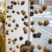 Цветы и флористика handmade. Livemaster - original item Suspension: Garlands of cones. Handmade.
