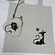Order Ecosumy. Series Black cat. Dear to heart things. Livemaster. . Shopper Фото №3