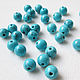 Turquoise 6 mm imitation blue beads, Beads1, Ekaterinburg,  Фото №1