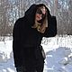 Fur coat muskrat hooded, Fur Coats, Omsk,  Фото №1
