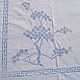 Large linen tablecloth with embroidery, Vintage interior, St. Petersburg,  Фото №1