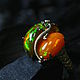 Ring 'Fire Salamander' with fire opals, Rings, Moscow,  Фото №1
