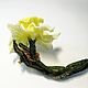 Daffodil yellow. A beaded brooch. Brooches. Elena Borkova (divelen). My Livemaster. Фото №5