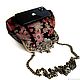 Сумка  из  натуральной кожи  Терракотовые цветы. Классическая сумка. Art  Clutch. Ярмарка Мастеров.  Фото №5